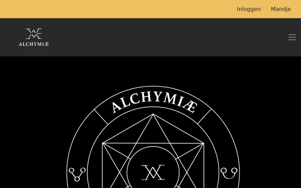 Screenshot of alchymiae.be