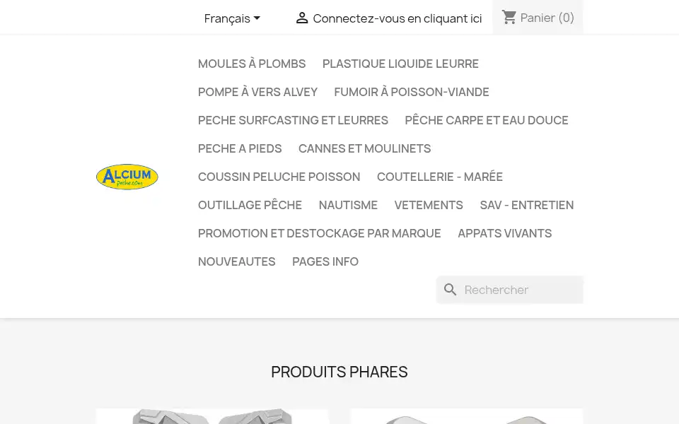 Screenshot of alciumpeche.com