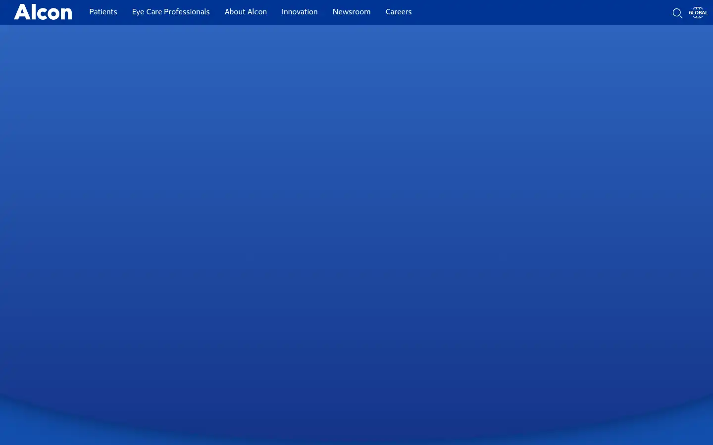 Screenshot of alcon.com