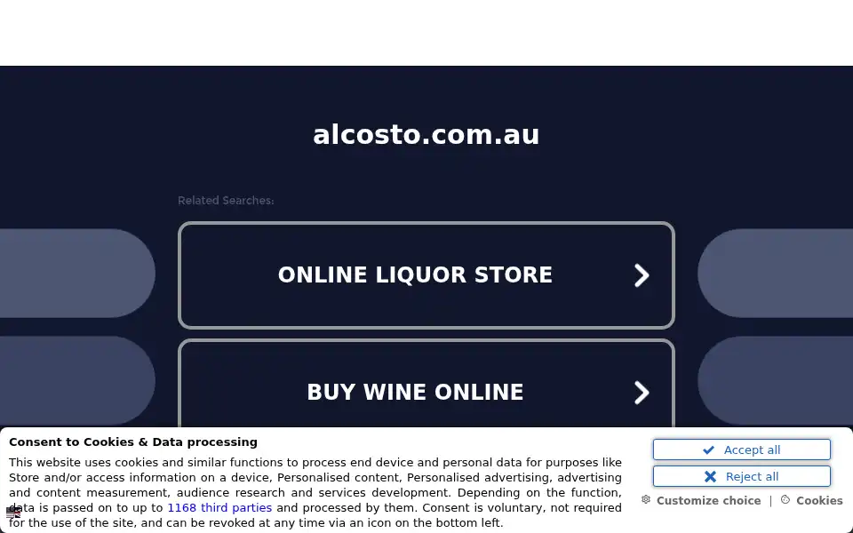 Screenshot of alcosto.com.au