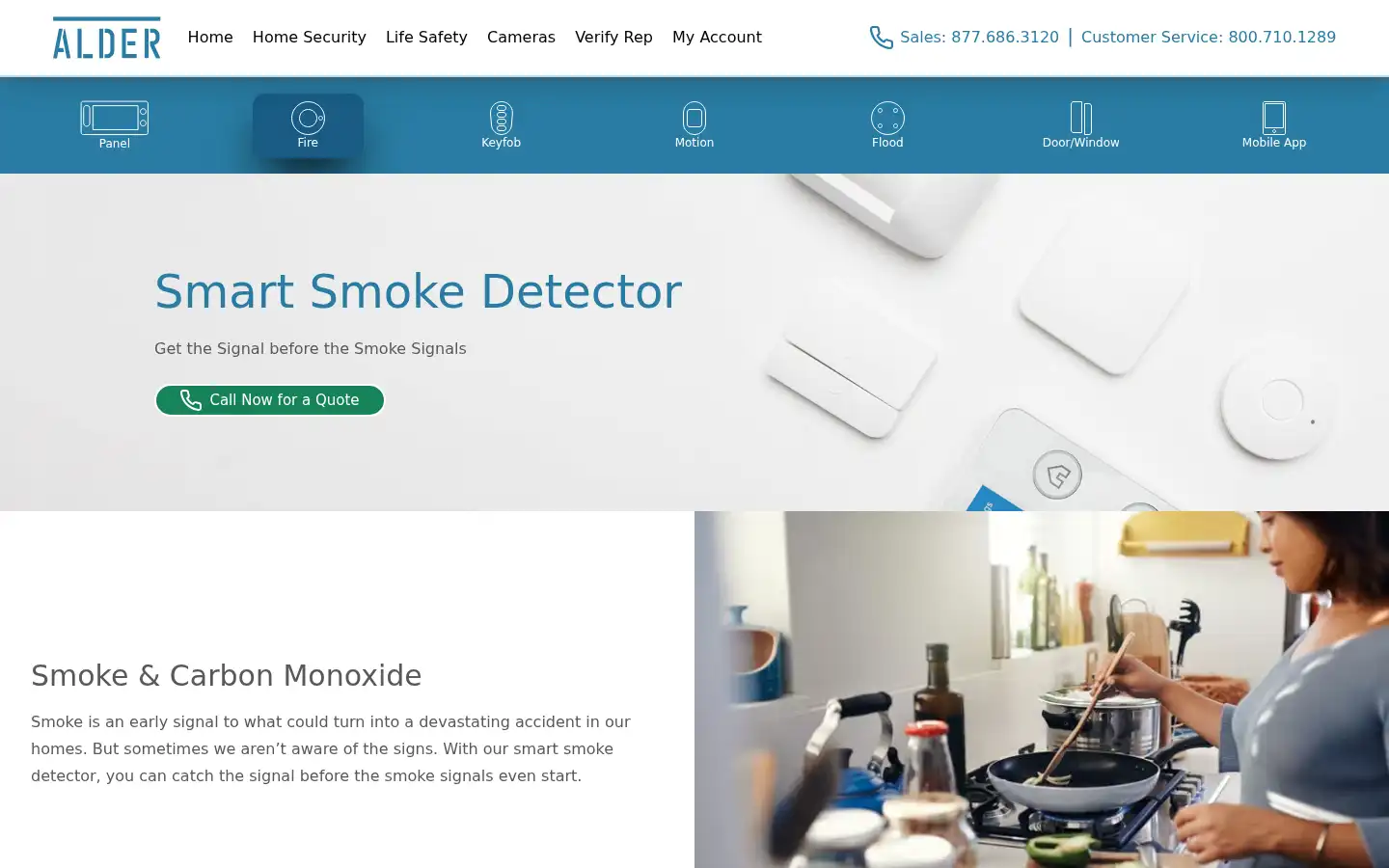 Screenshot of alder.com