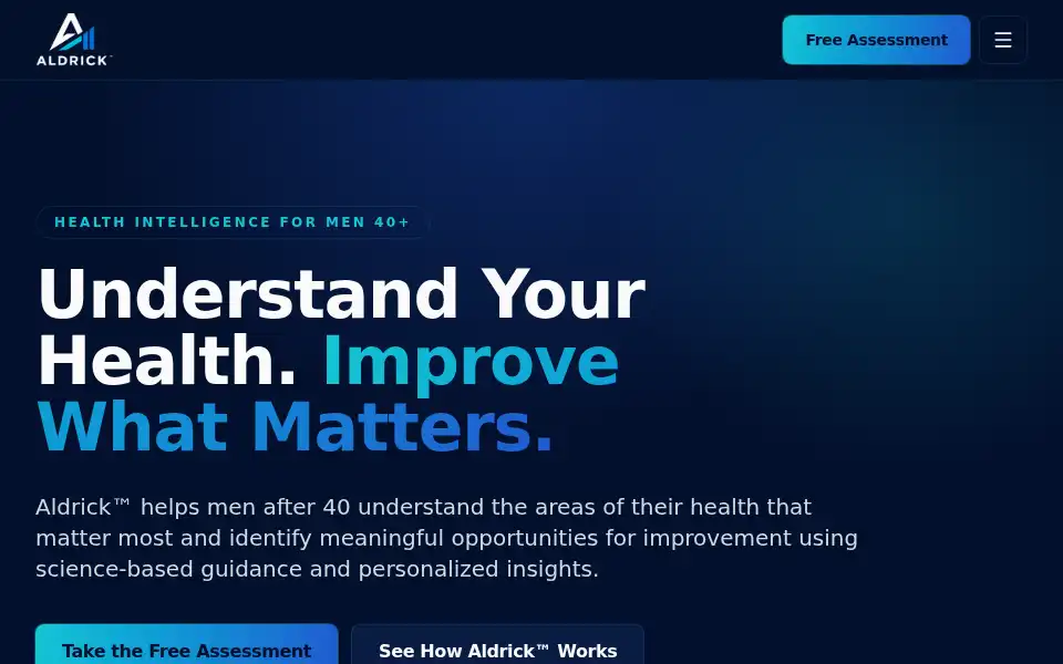 Screenshot of aldrick.com