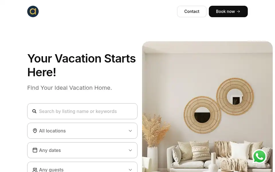 Screenshot of aleahomes.dtravel.com