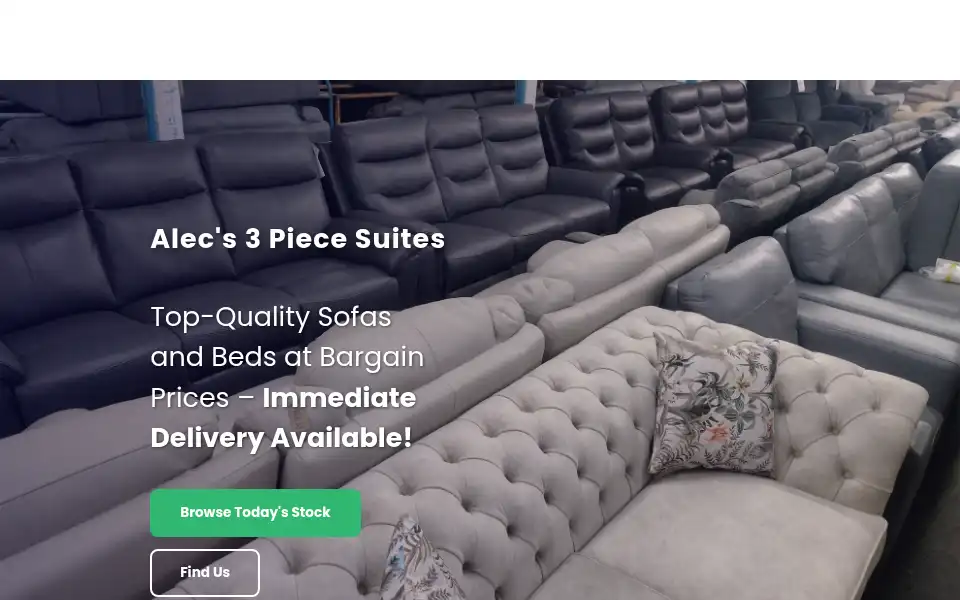 Screenshot of alecs3piecesuites.co.uk