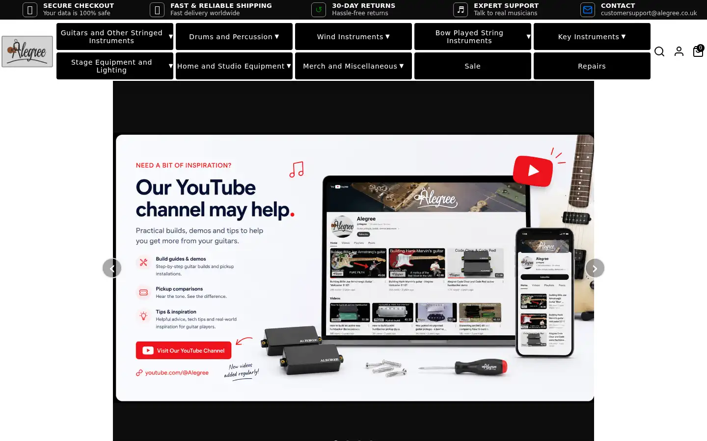Screenshot of alegree.co.uk