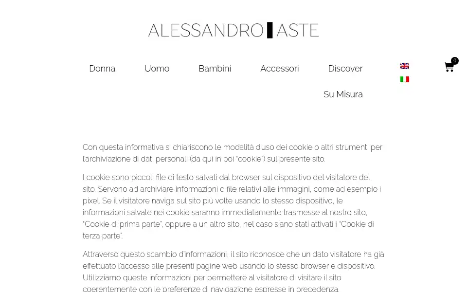 Screenshot of alessandroaste.com
