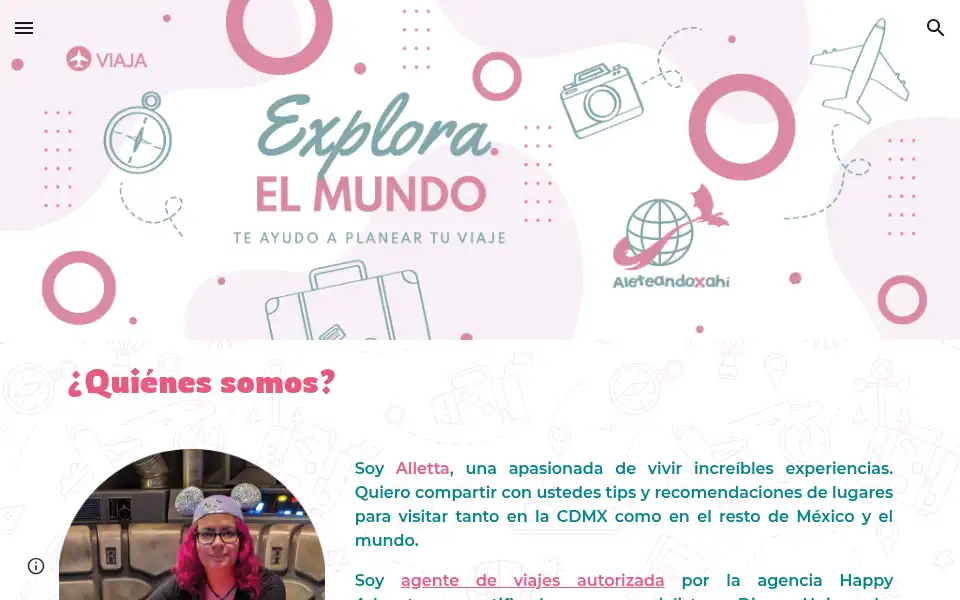 Screenshot of aleteandoxahi.com
