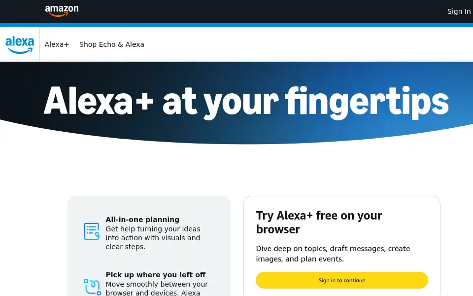 Screenshot of alexa.com