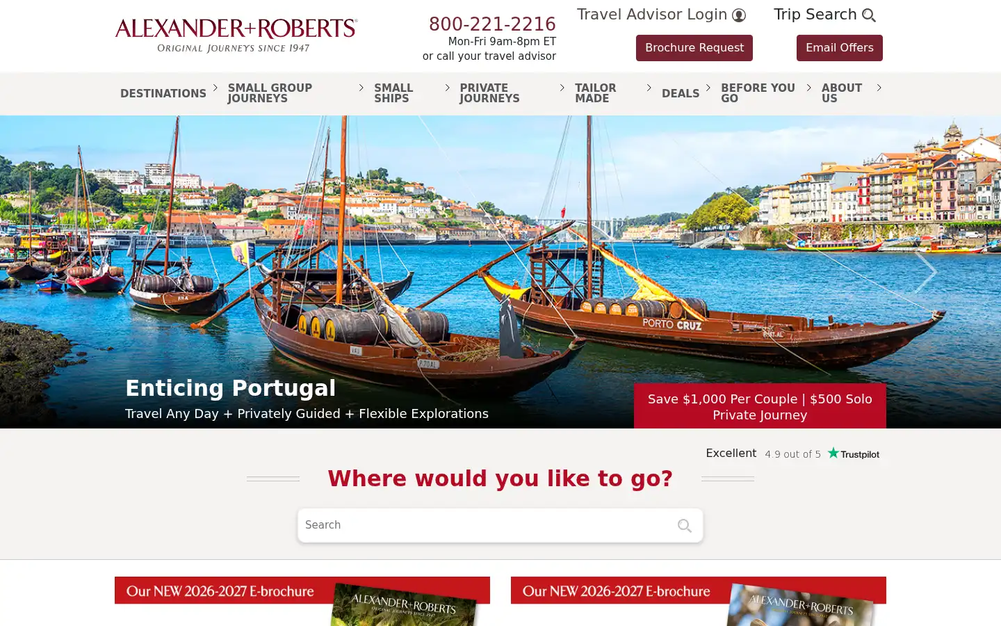 Screenshot of alexanderroberts.com
