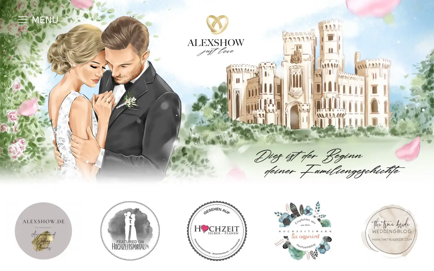 Screenshot of alexshow.de