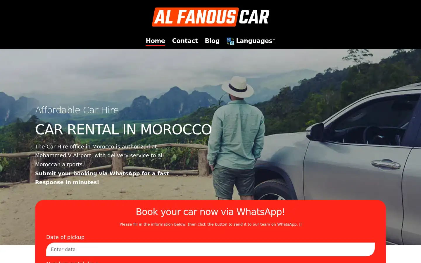 Screenshot of alfanouscar.com