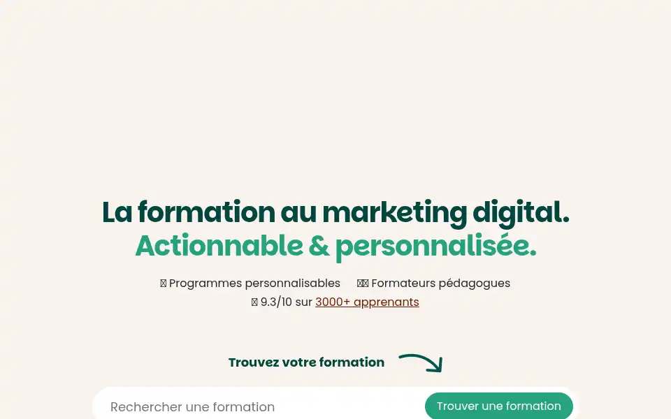 Screenshot of alfieformation.fr