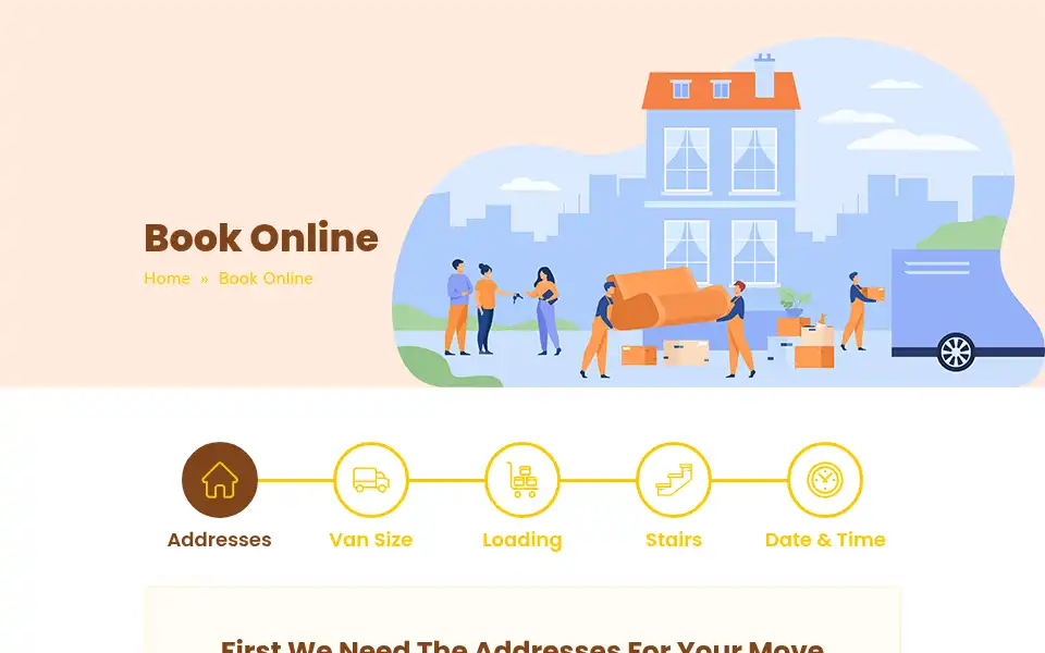 Screenshot of alfiremovals.co.uk
