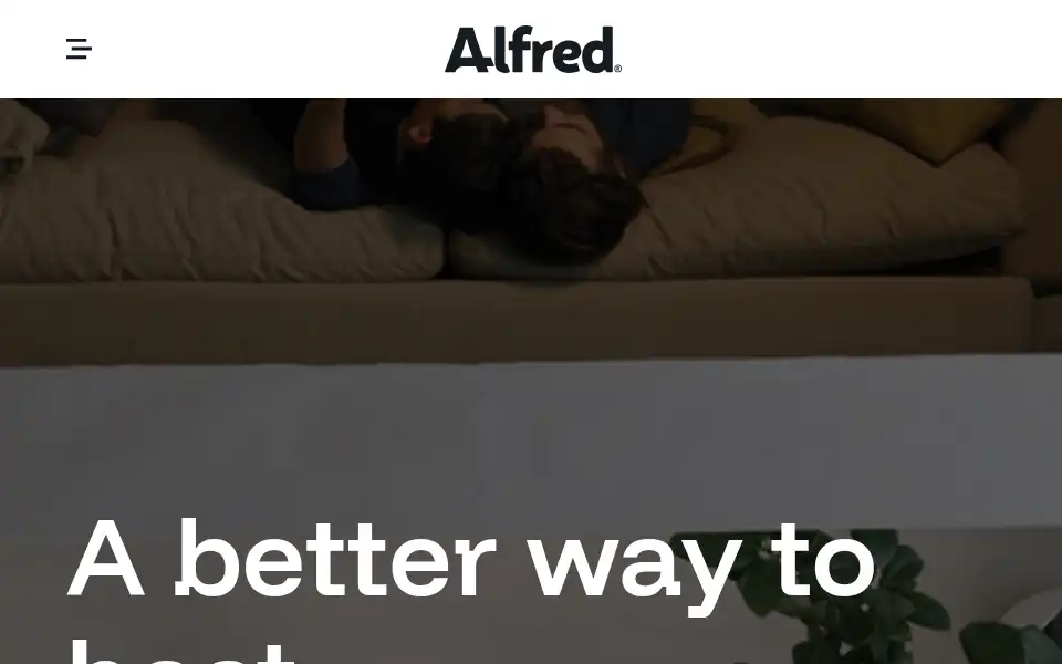 Screenshot of alfredstays.com