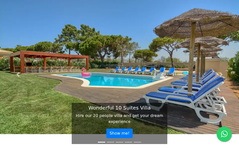 Screenshot of algarvesunsea.com