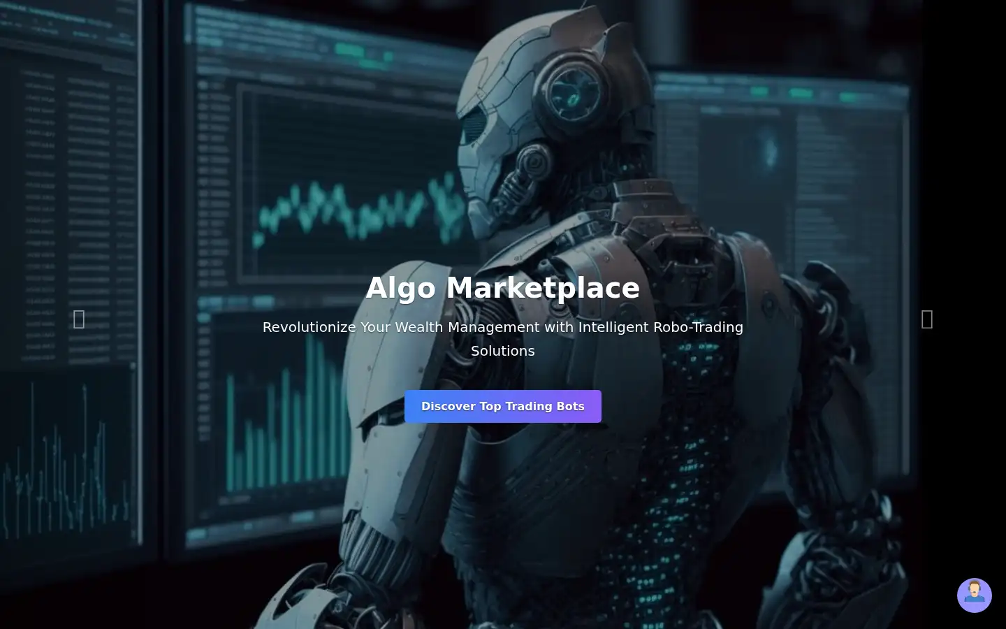 Screenshot of algogene.com