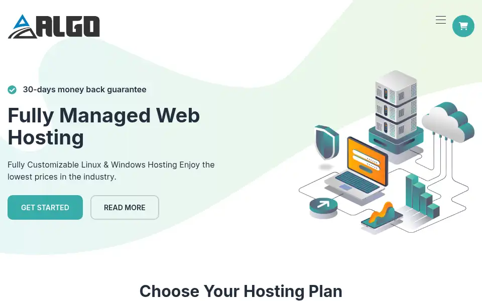 Screenshot of algoit.co.uk