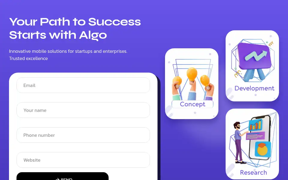 Screenshot of algoitsolutions.co.uk