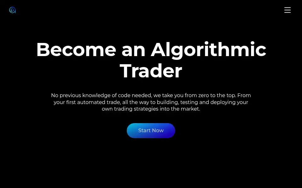 Screenshot of algopro.ai
