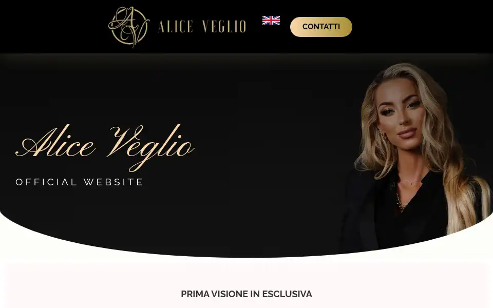 Screenshot of aliceveglio.com