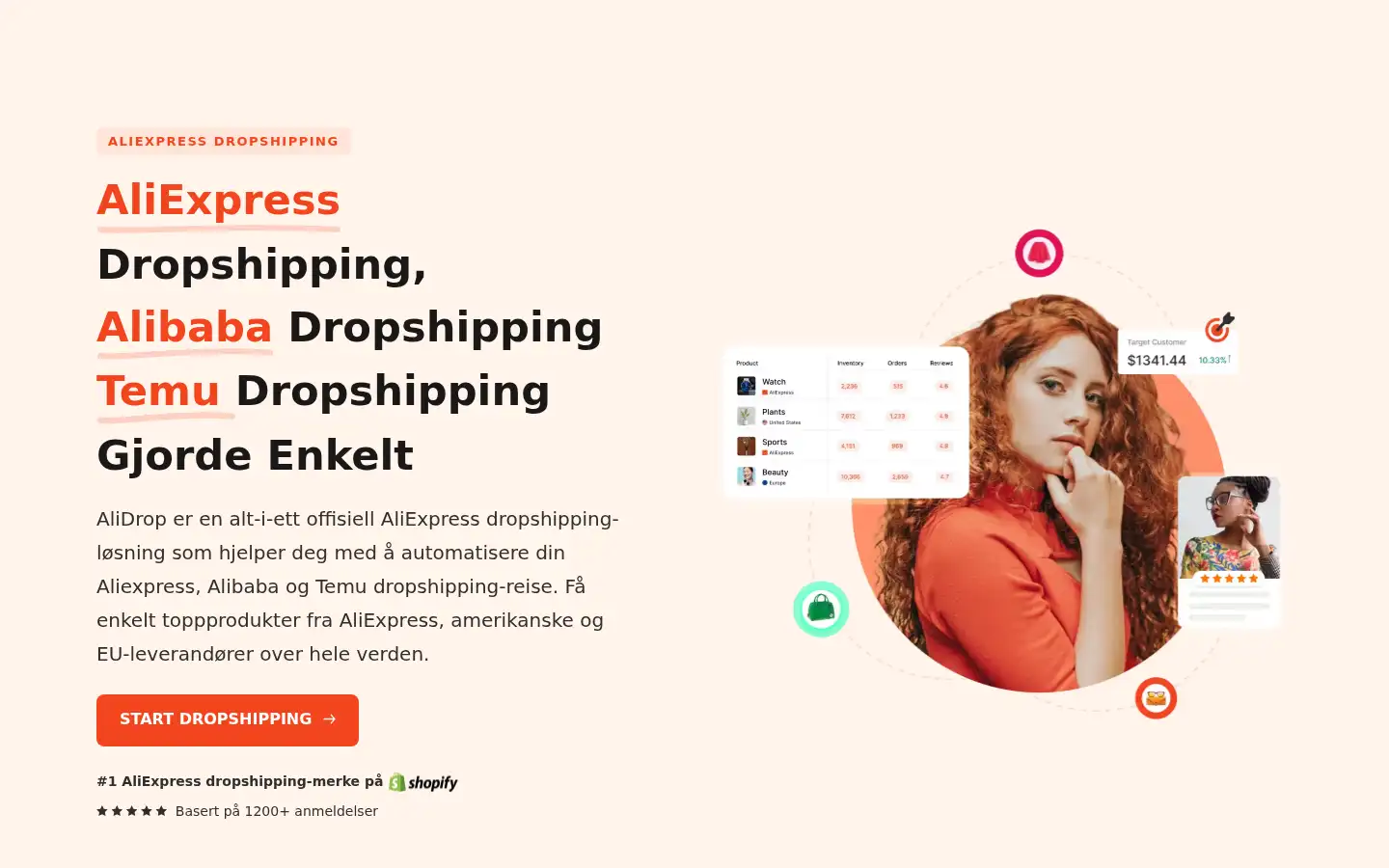 Screenshot of alidrop.co