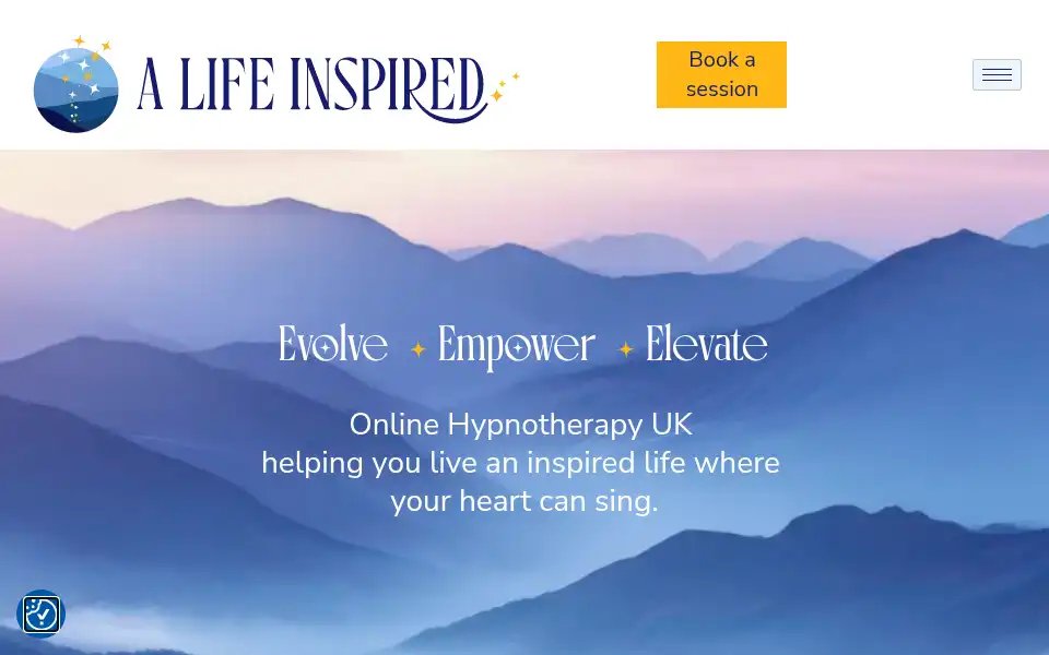 Screenshot of alifeinspired.co.uk