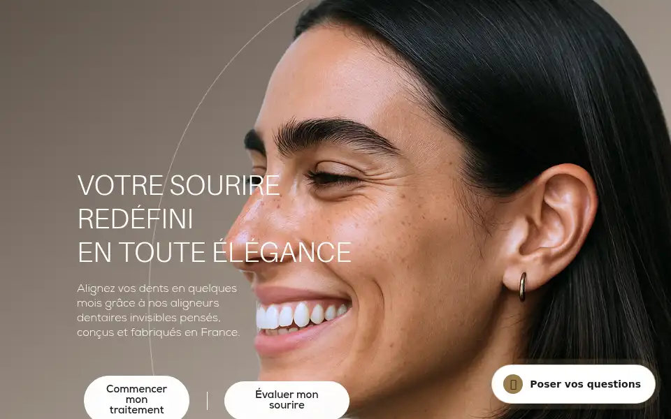 Screenshot of aligneursfrancais.com