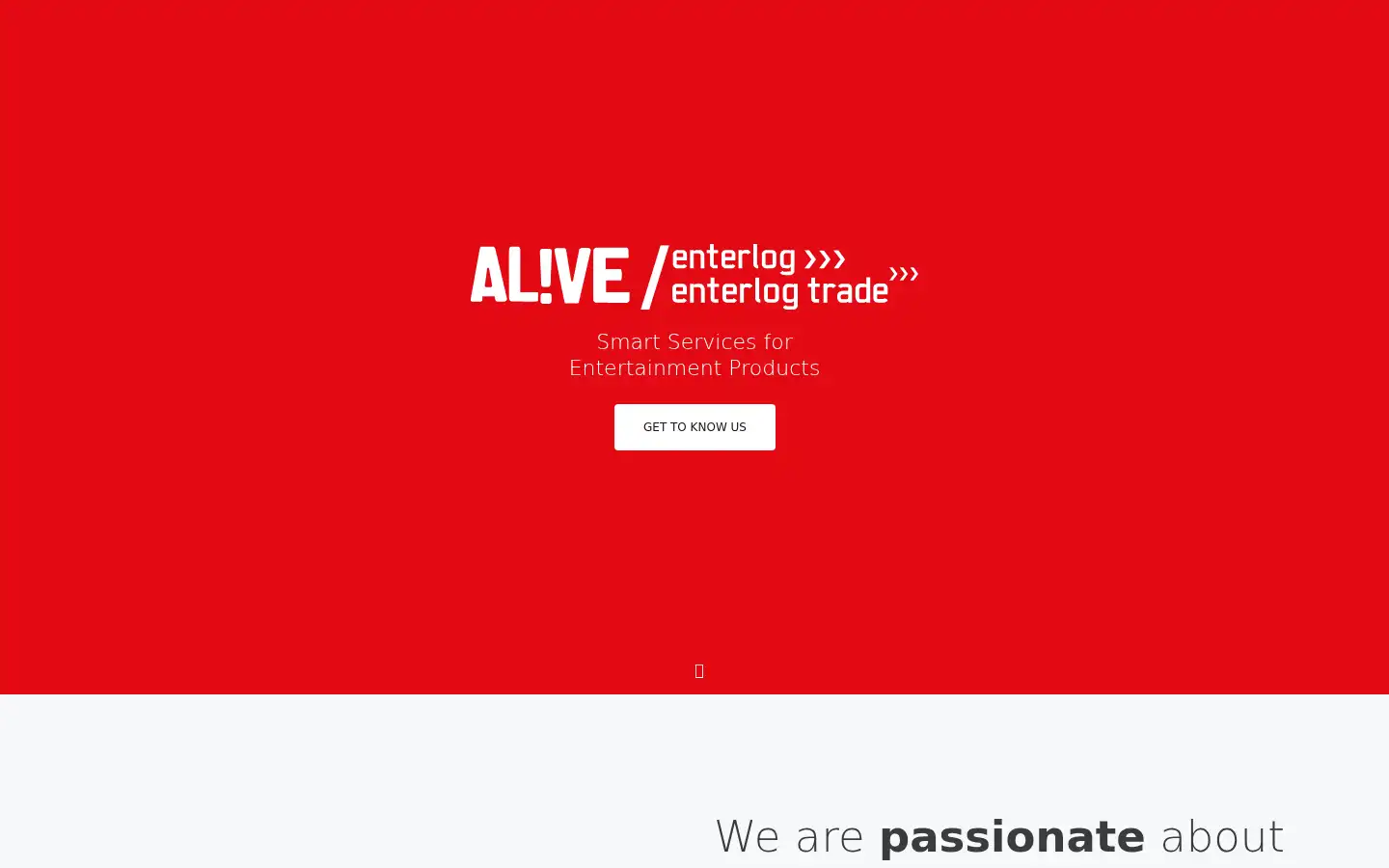 Screenshot of alive-ag.de