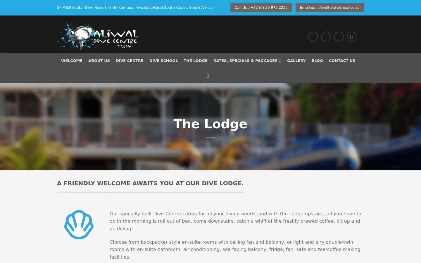 Screenshot of aliwalshoal.co.za
