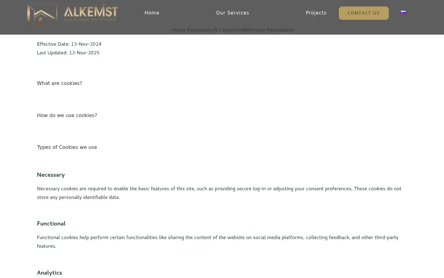 Screenshot of alkemistbuild.co.uk
