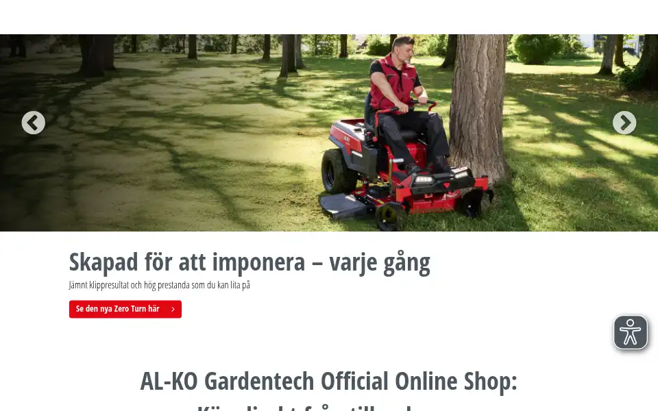 Screenshot of alko-garden.se