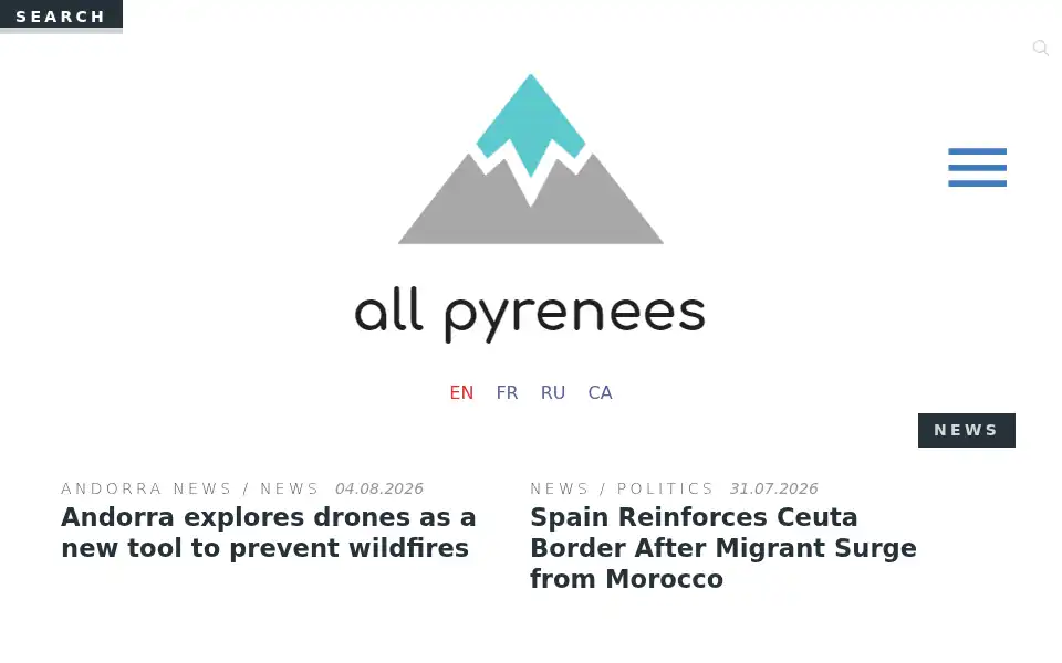 Screenshot of all-andorra.com
