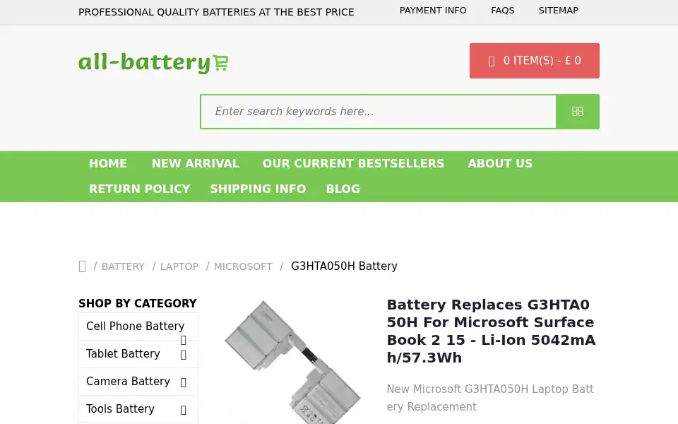 Screenshot of all-battery.co.uk