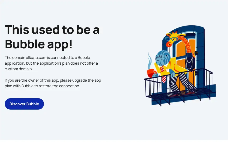 Screenshot of allbato.com