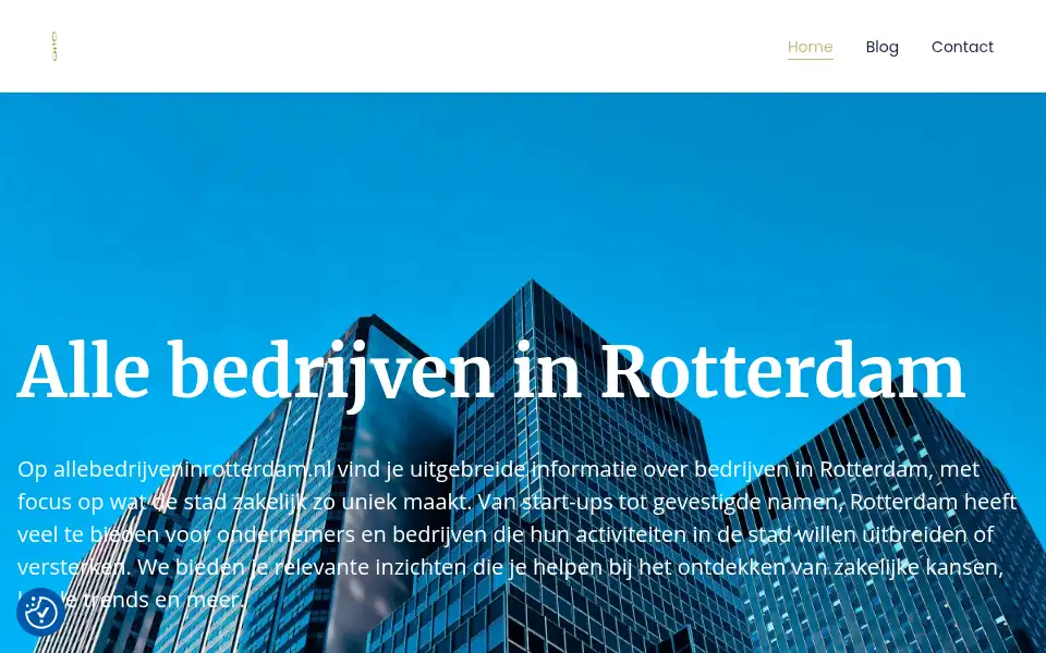 Screenshot of allebedrijveninrotterdam.nl