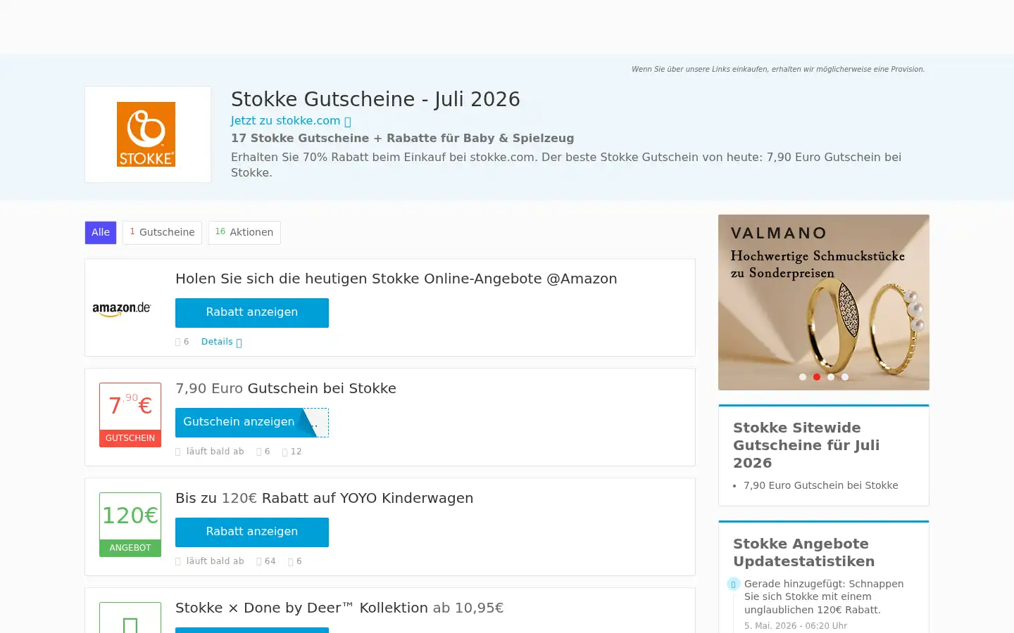Screenshot of allecodes.de