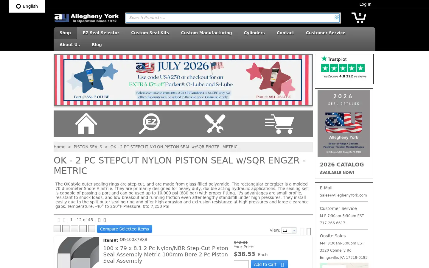 Screenshot of alleghenyyork.com