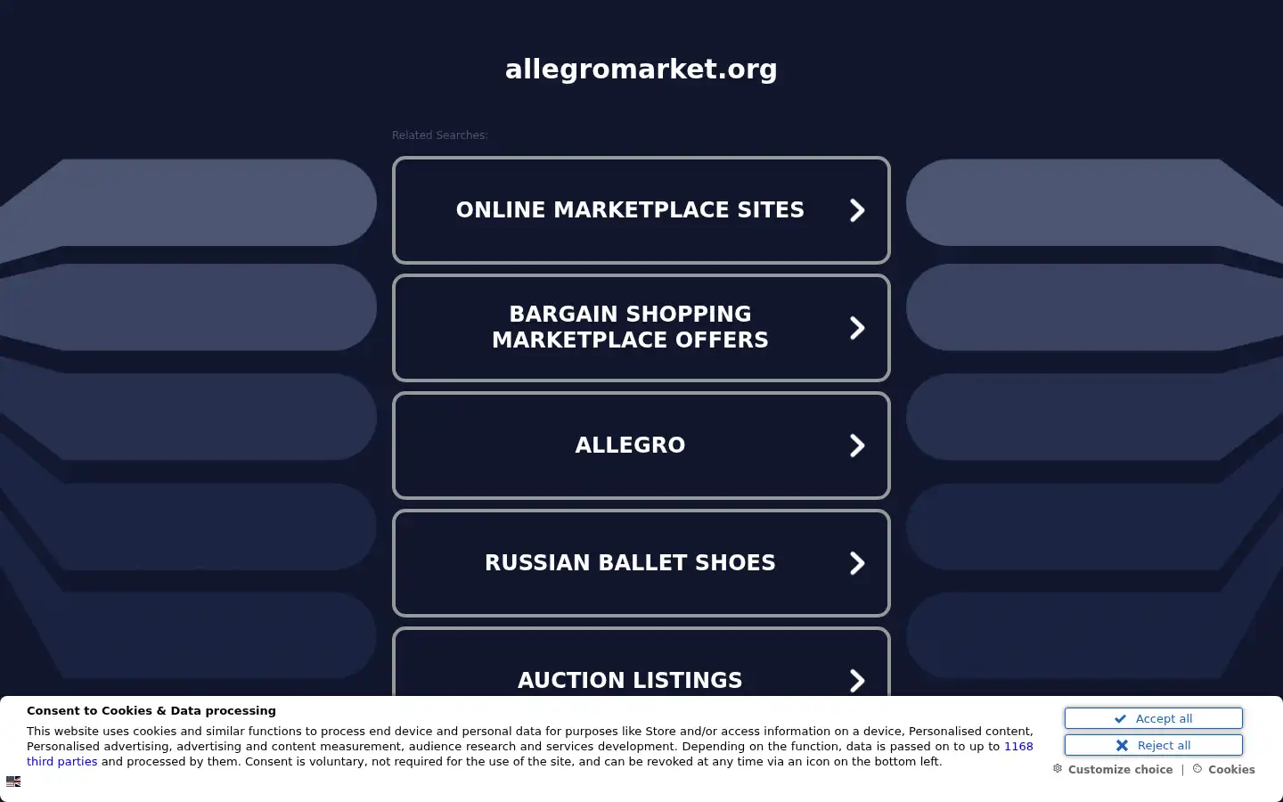 Screenshot of allegromarket.org