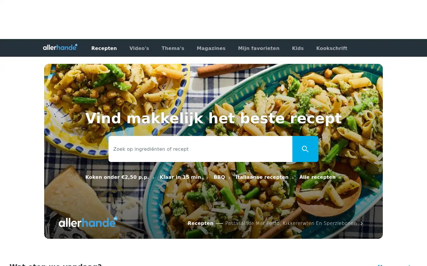 Screenshot of allerhande.nl