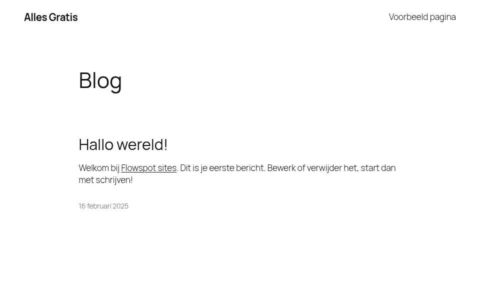 Screenshot of allesgratis.nl