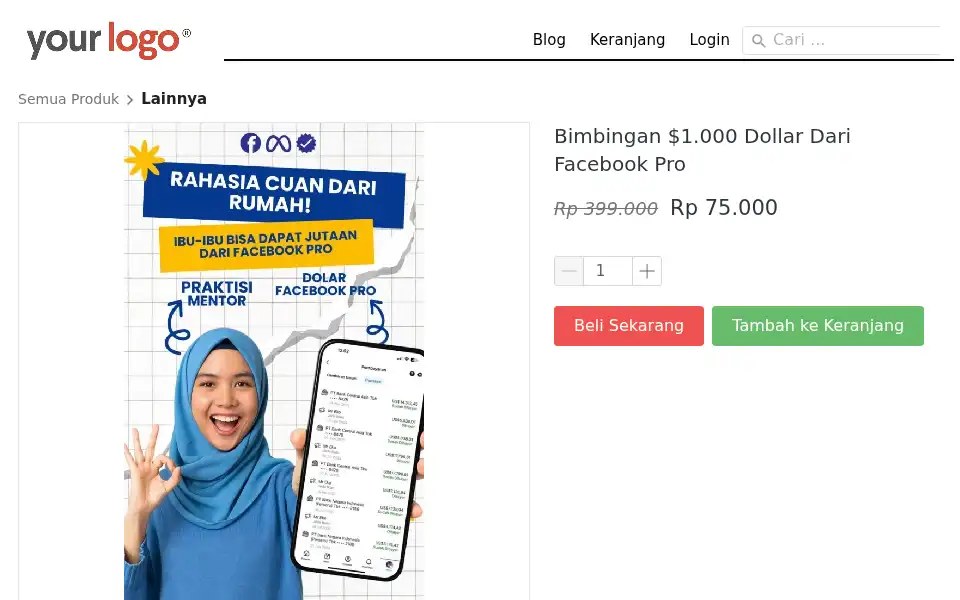Screenshot of allgoodstore.berdu.pw