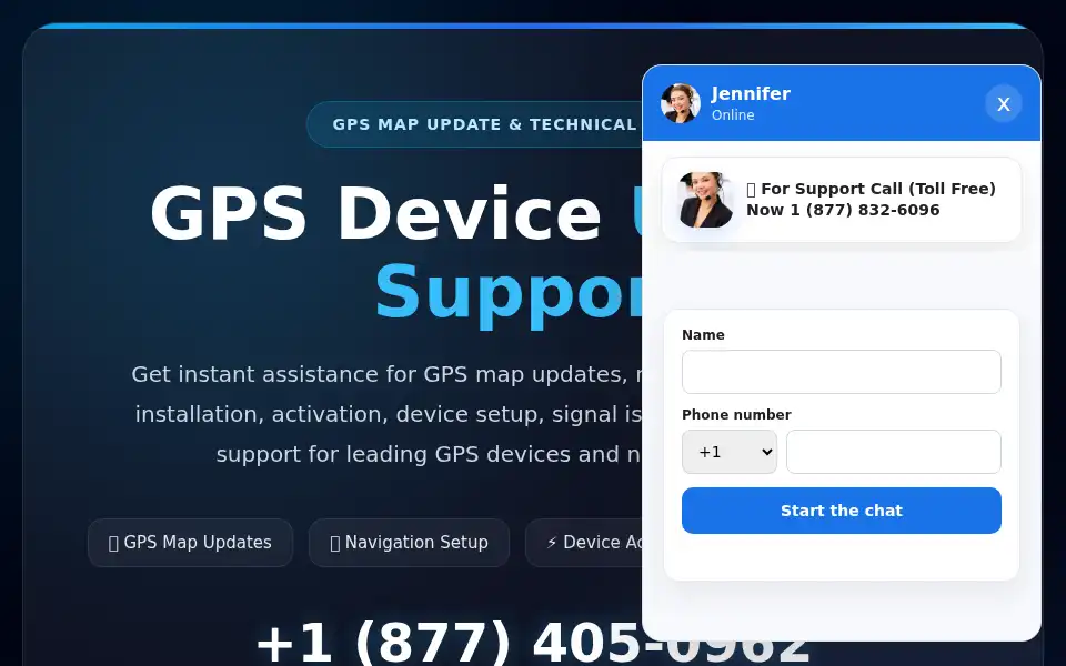 Screenshot of allgpsupdates.com