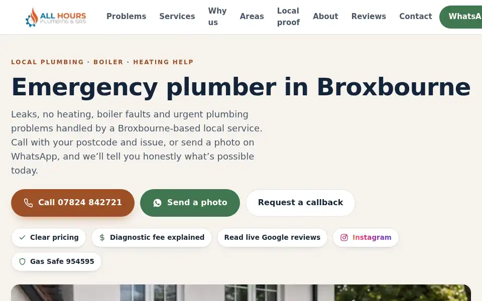 Screenshot of allhoursplumbingandgas.com
