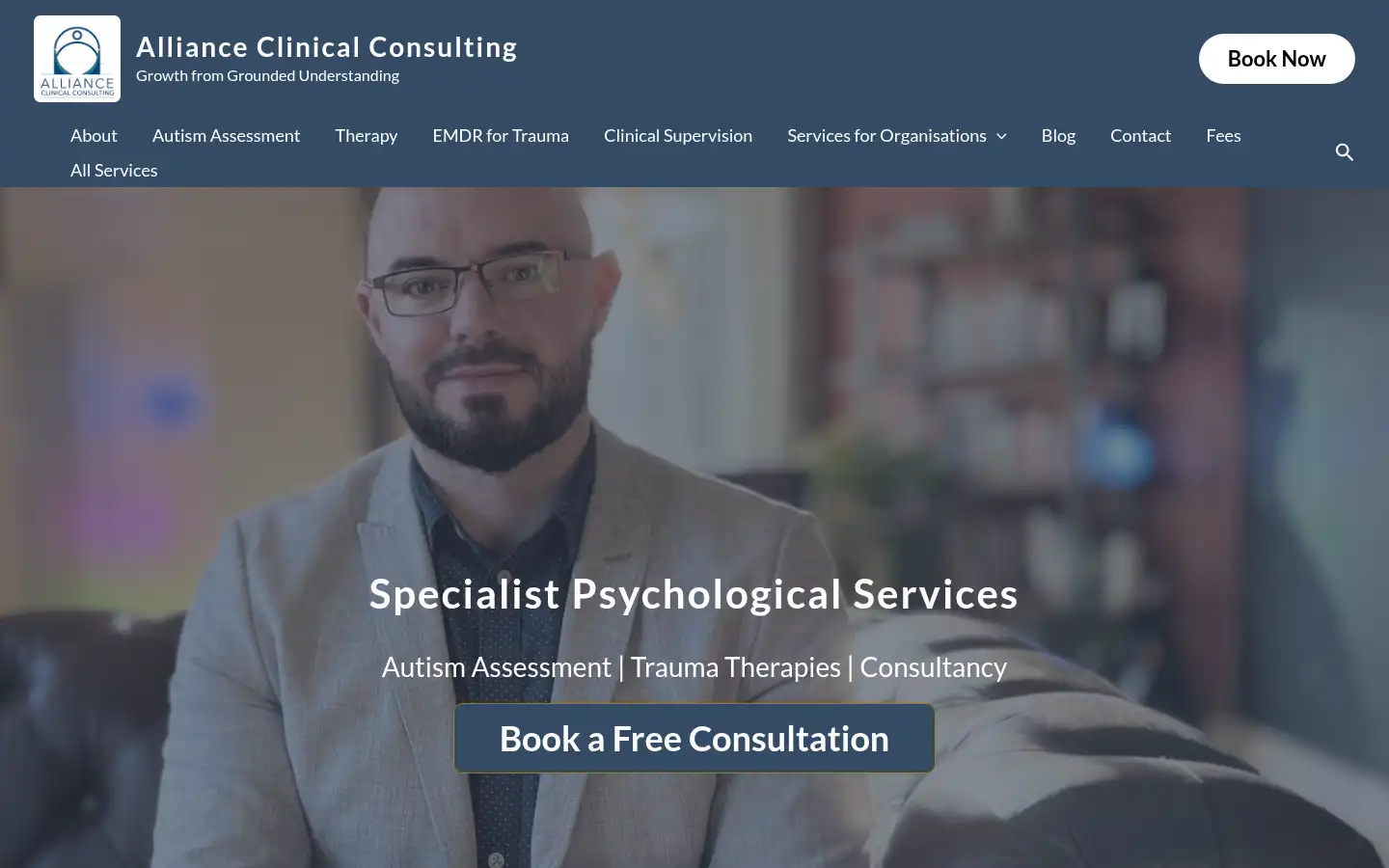 Screenshot of allianceclinical.co.uk