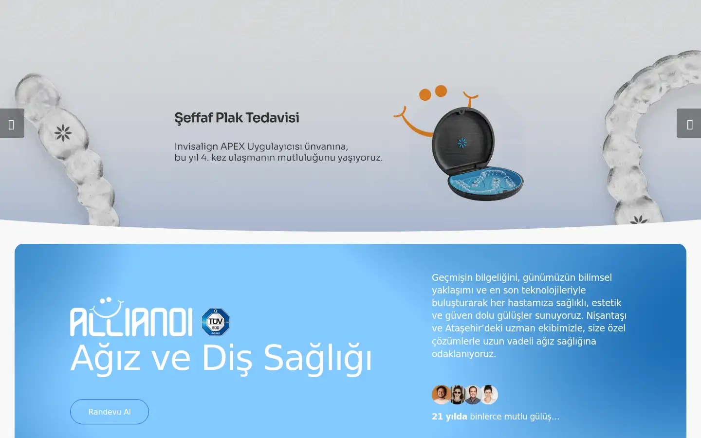 Screenshot of allianoi.com