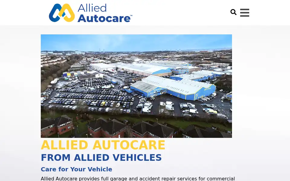 Screenshot of alliedautocare.co.uk