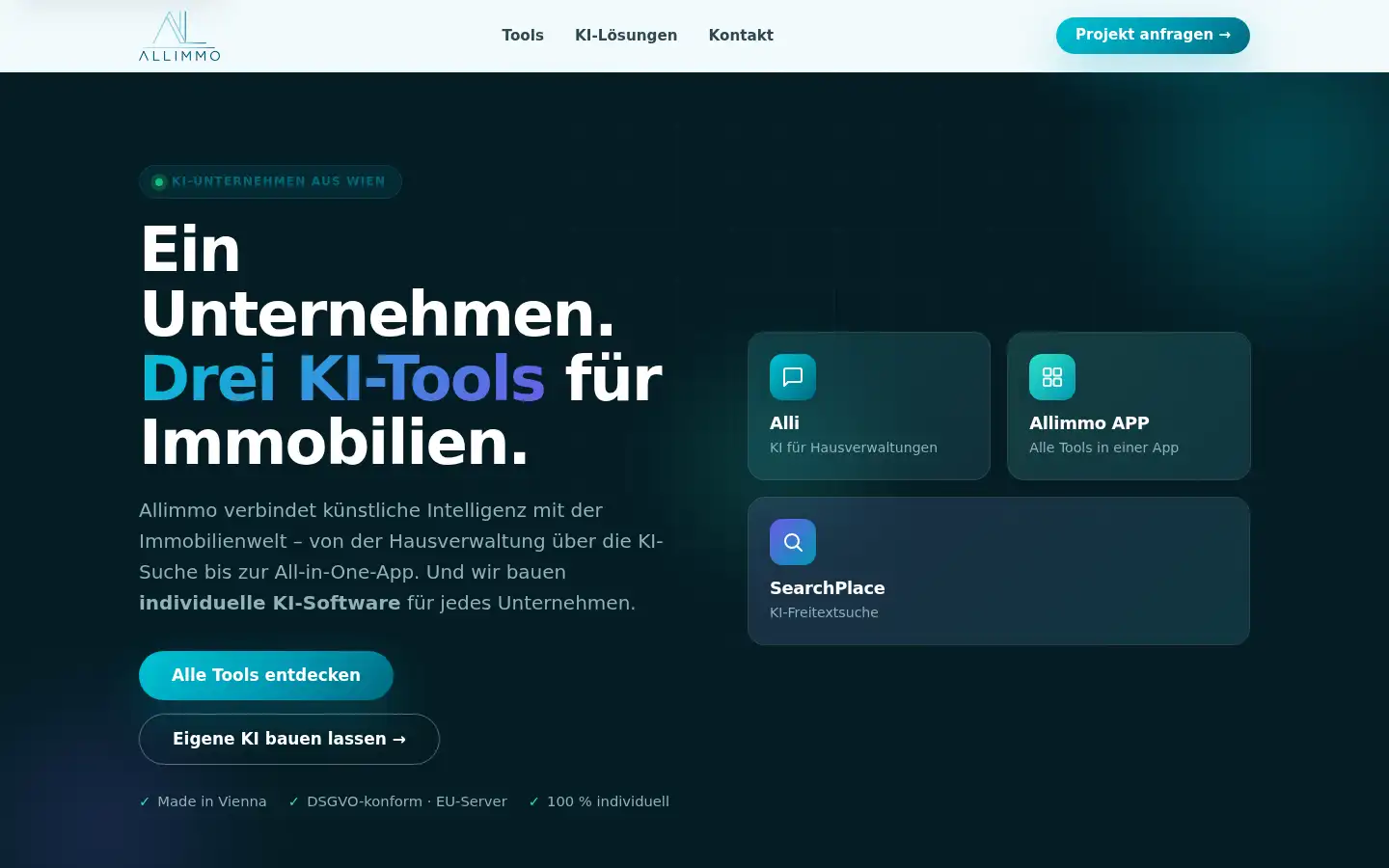 Screenshot of allimmo.at
