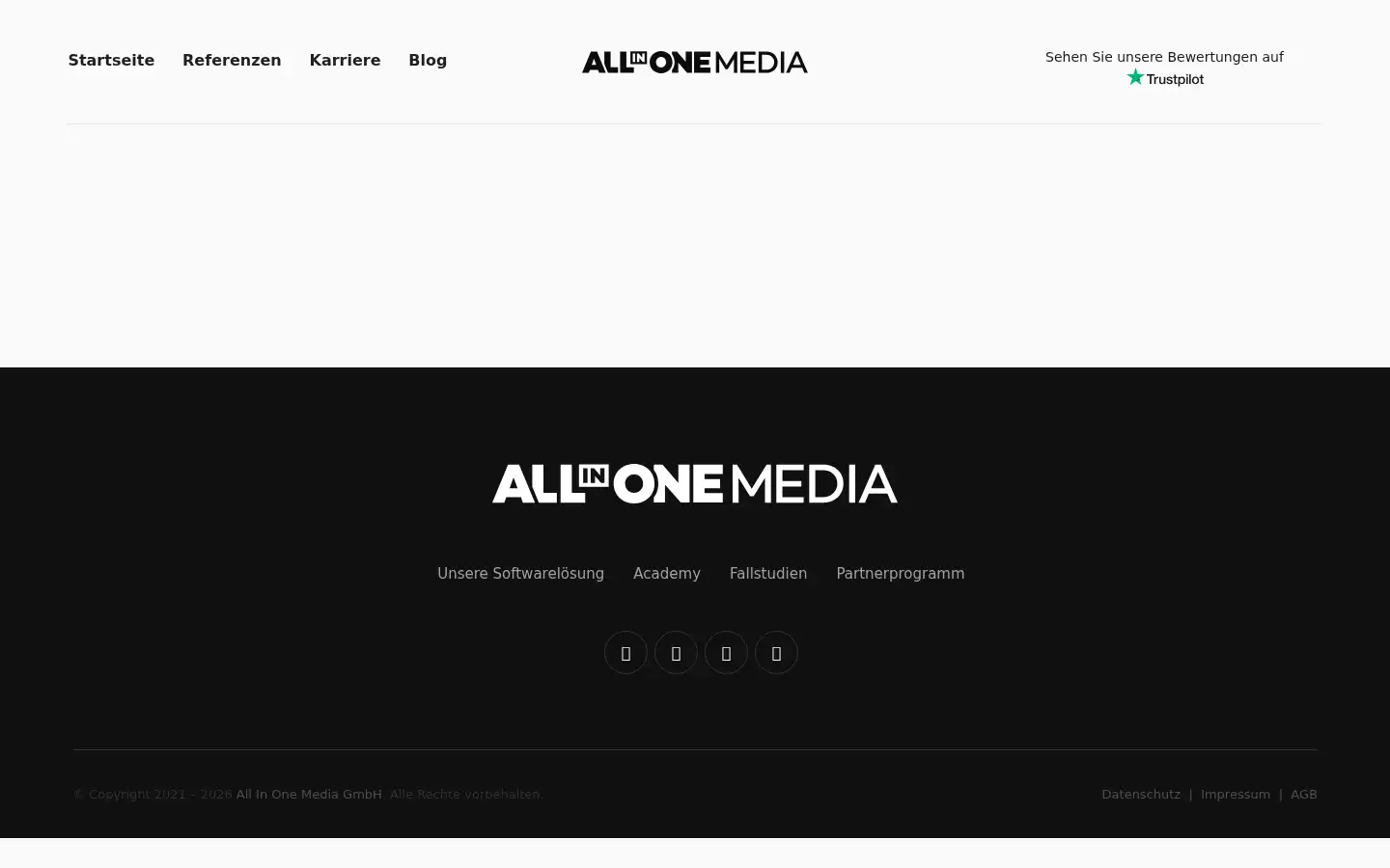 Screenshot of allinone.media