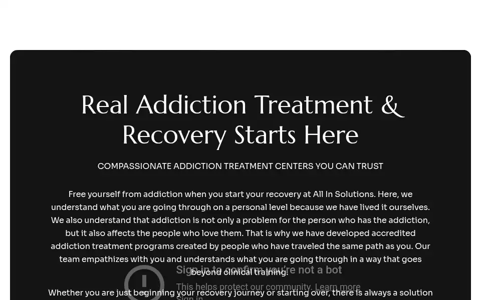 Screenshot of allinsolutions.com