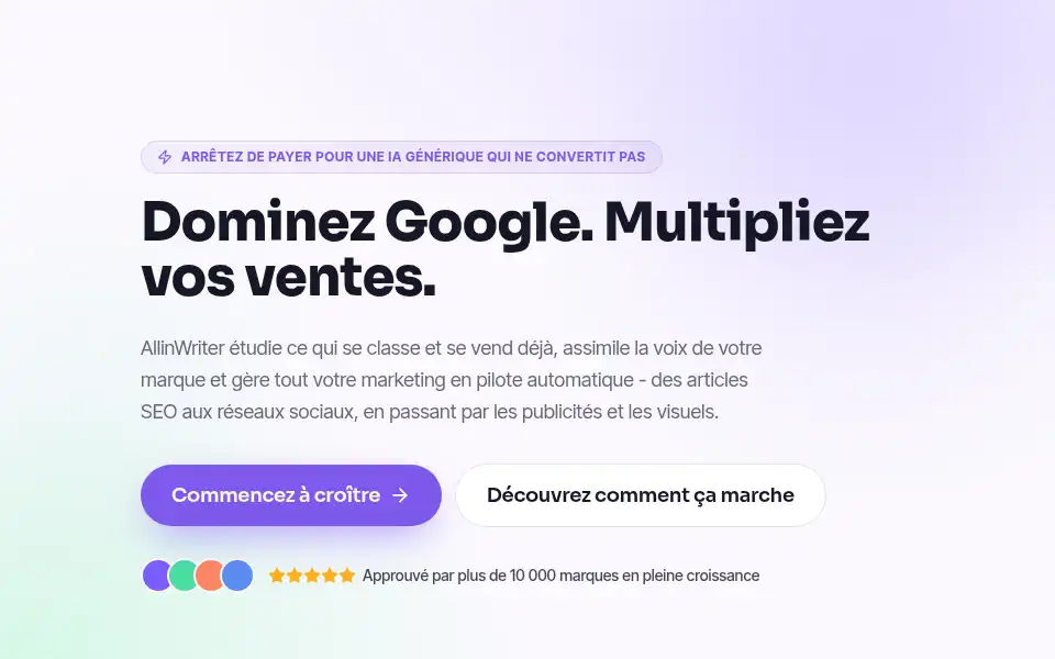 Screenshot of allinwriter.com